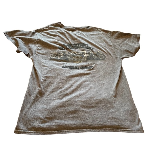 Harley Davidson Men’s  T-Shirt Sleeve Pullover-Gatineau, Quebec - Size Large - Picture 9 of 13